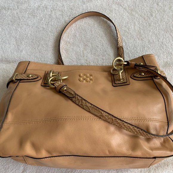 Coach Colette Leather Carryall Purse - Picture 2 of 7